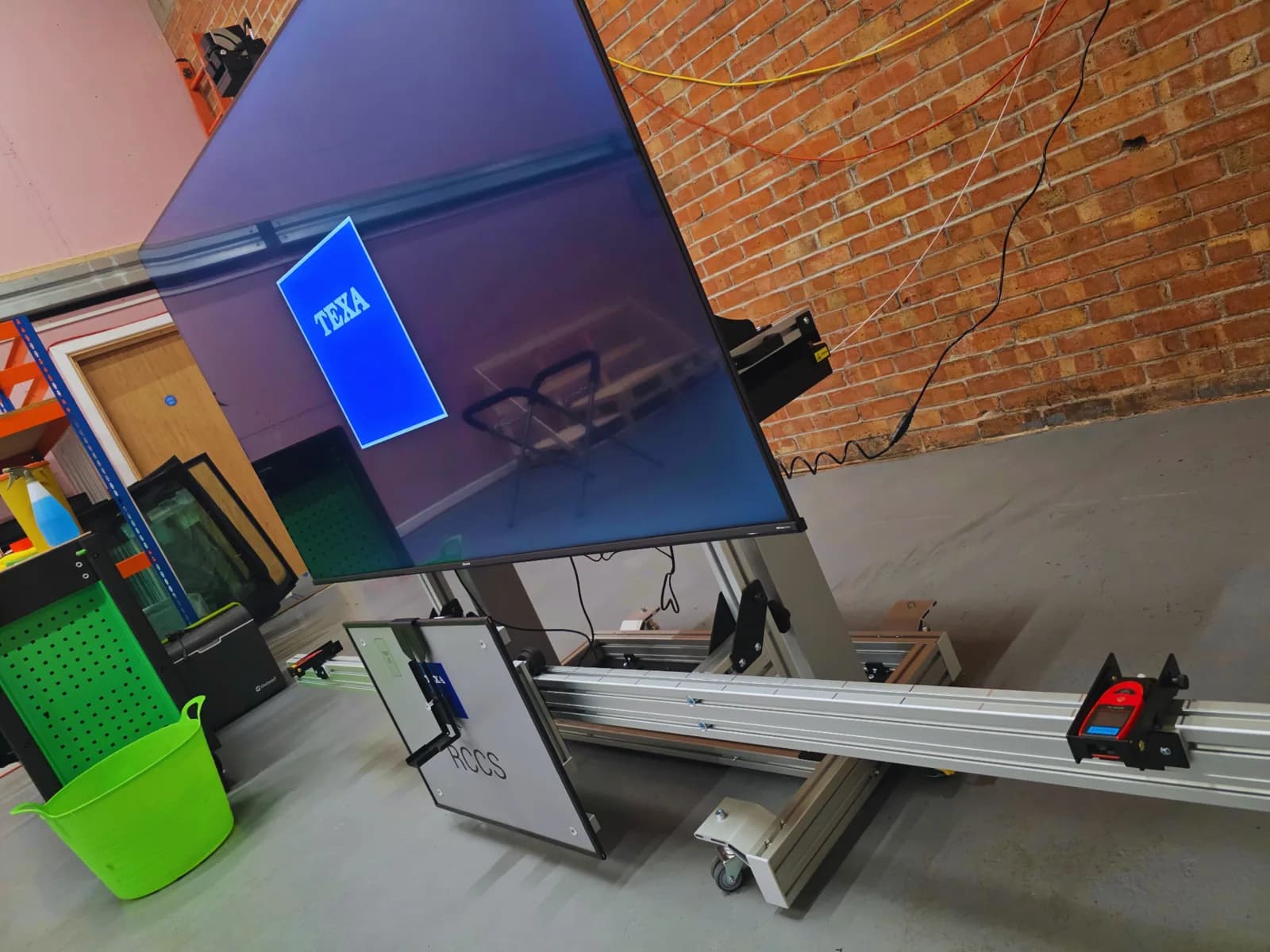 TEXA RCCS calibration equipment in the Horizon workshop.